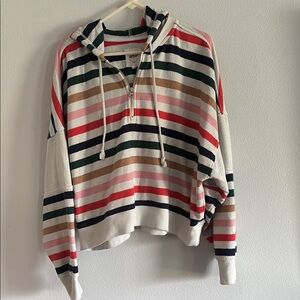 Aerie Striped Multicolor Women's Hoodie